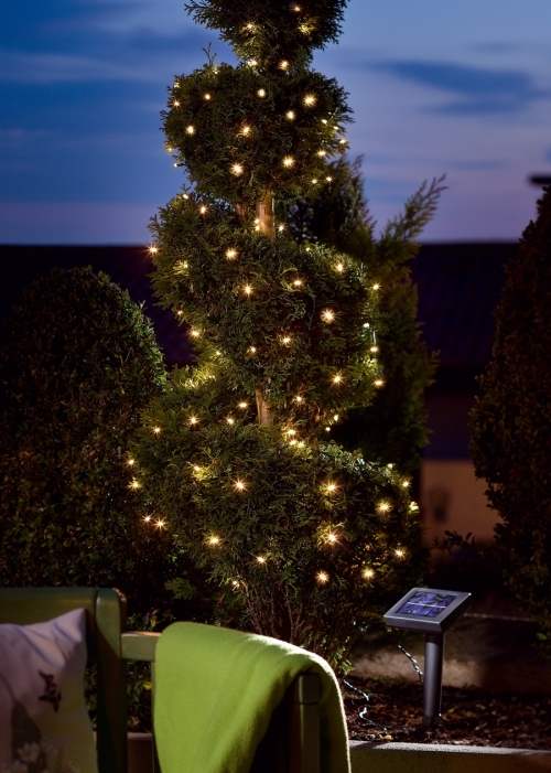 Luci di Natale Energia Solare 500 Led Bianco Caldo - Image 6