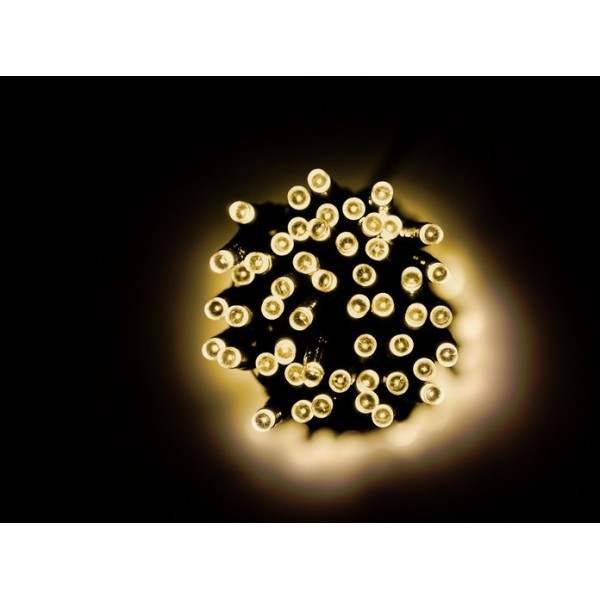 Luci di Natale Energia Solare 500 Led Bianco Caldo - Image 7
