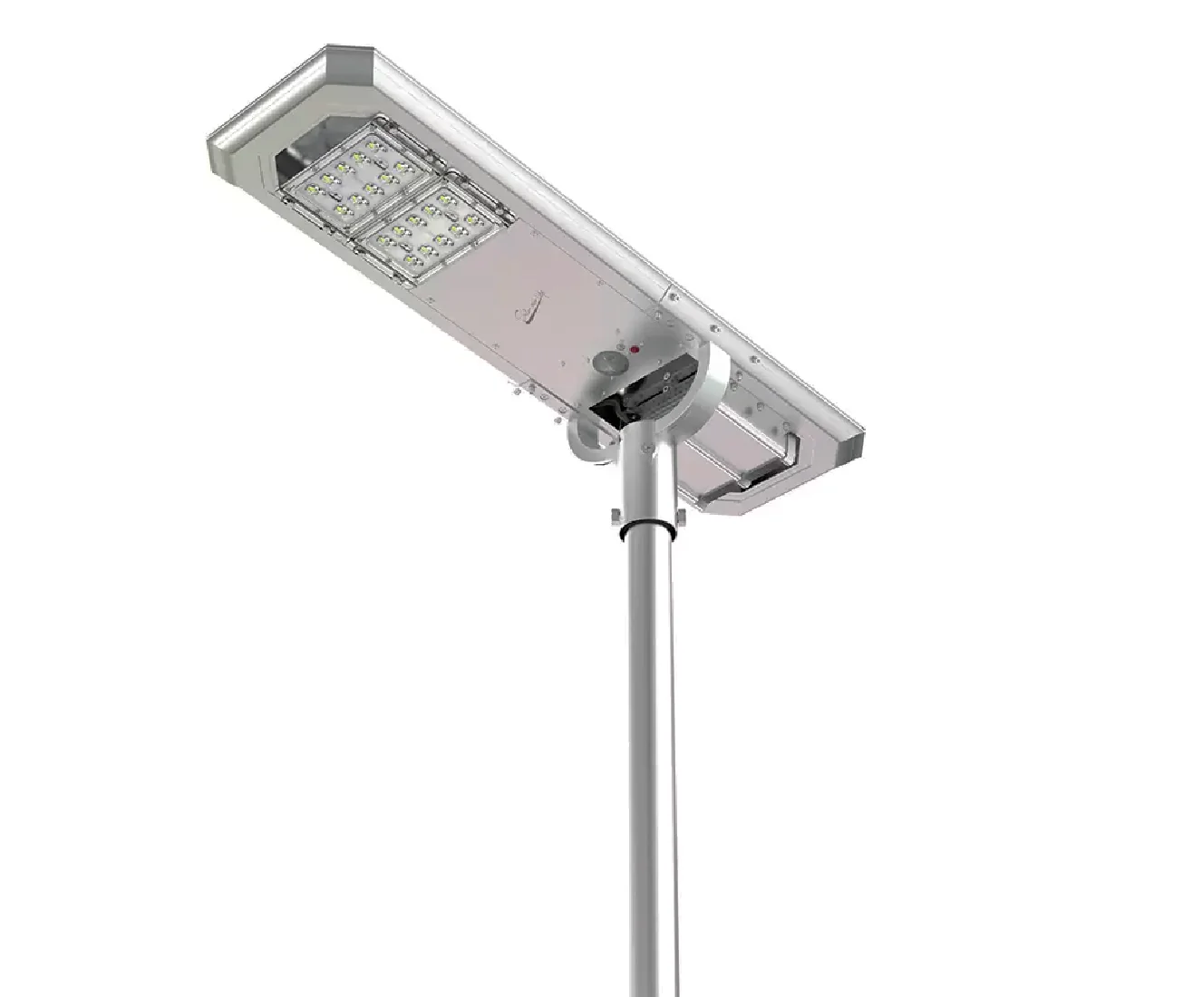 Lampione Solare Pannello Fotovoltaico Integrato 3000 Lumen - Image 3
